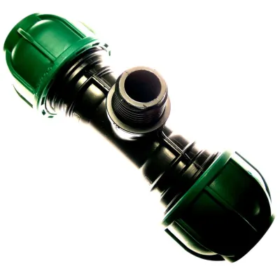 Trójnik Irritec Pe 25-1/2-25 GZ stosowany w automatycznych systemach nawadniania