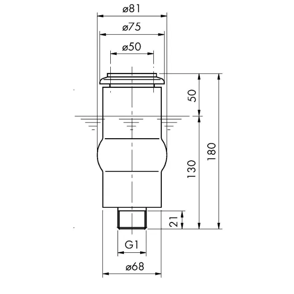 Schaumsprudler 55-10E 50986-Oase 0,25 - 3,5m Wymiary