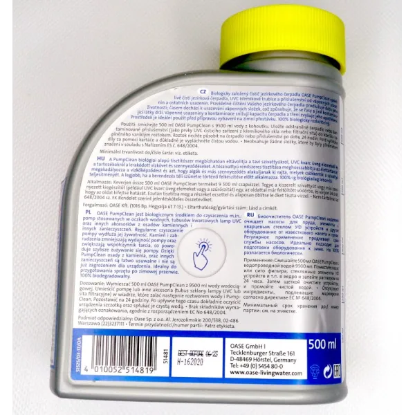 Czyszczenie pompy PumpClean usuwanie kamienia