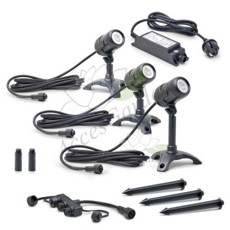 OASE LunAqua Connect S Set 3 zestaw oświetlenie do ogrodu i oczka wodnego
