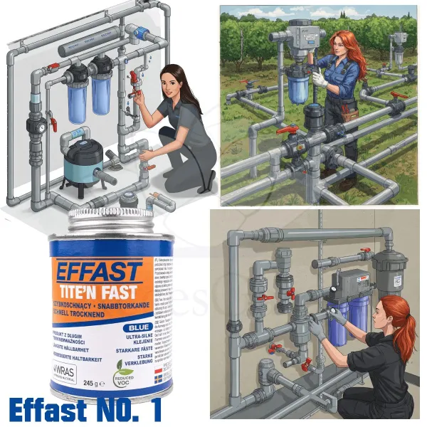 Effast TITE'N FAST 245 ml - Klej do PCV Szybkoschnący