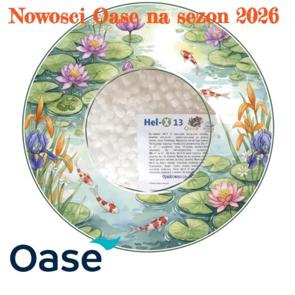 Złoże Hel-X Biomedia , teraz w opakowaniu 50 l