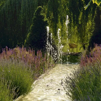 Wodospad fontanna Oase